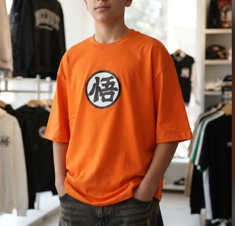 Remera Overcize Logo ( Dragón  Ball) - Imagen 2