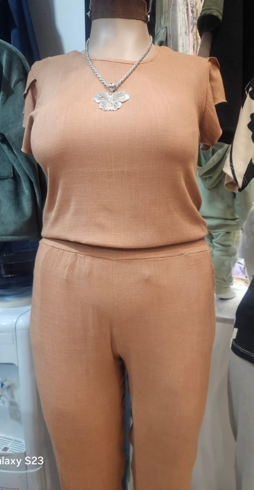 Remera con Volado de Lino - Imagen 2
