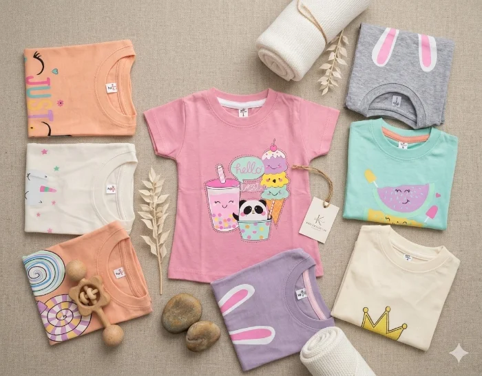 Remeras de Algodón Premium Beba