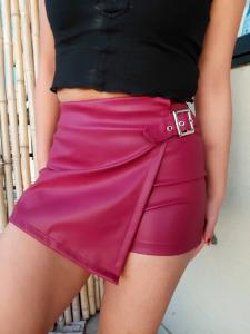 Short Pollera Engomada con Hebilla - Miniatura 2