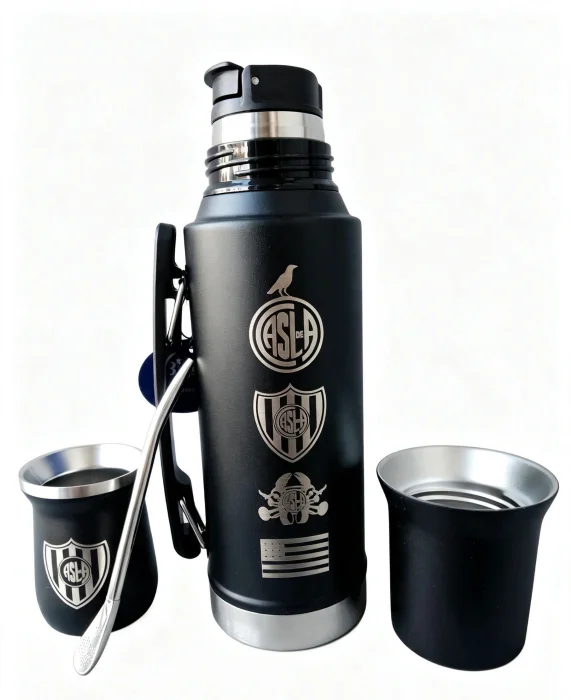 Set de San Lorenzo Termo con Mate