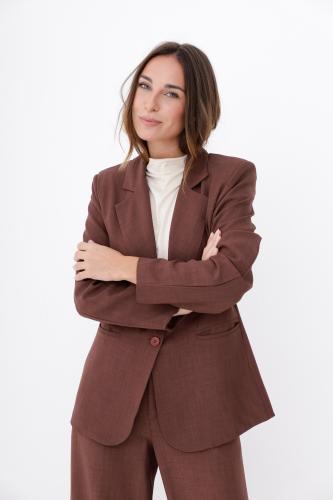 Blazer Mango C/forreria