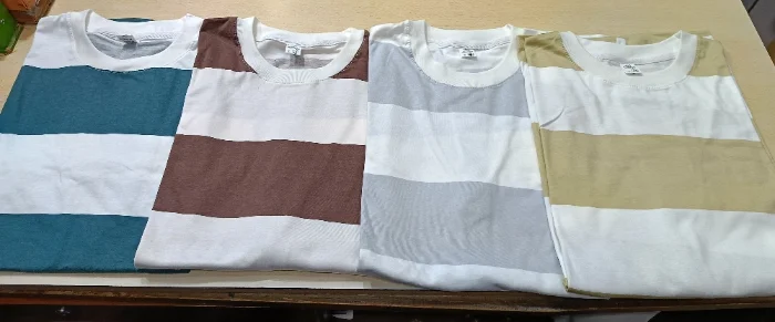 Remera Algodón Combinada