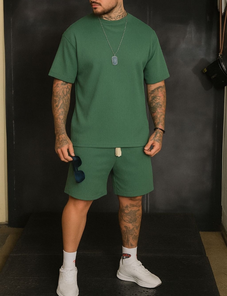 Conjunto Oversize Aston (waffle) - Imagen 2