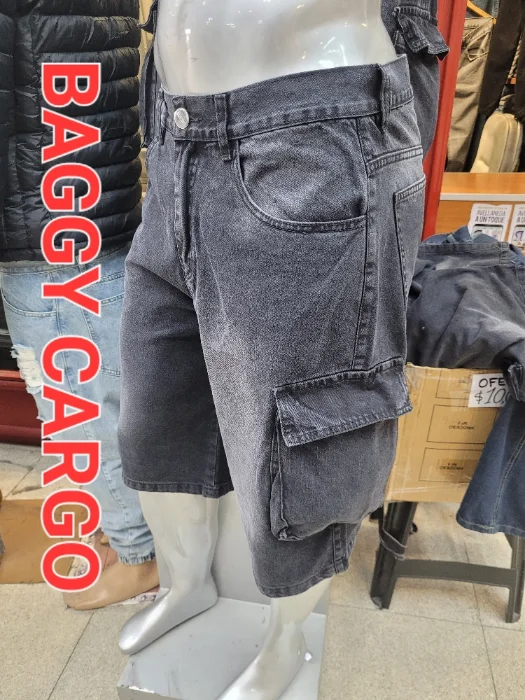 Baggy  Cargo Ston Gris Localizado