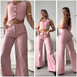 Conjunto Sastrero Solo Rosa