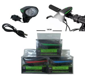 Luz Recargable para Bici con Bocina Bn192