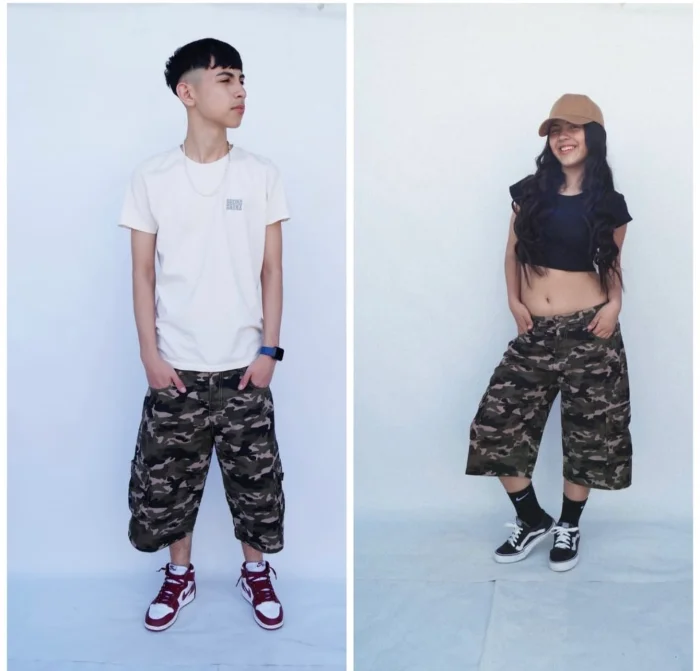 Bermuda Baggi Teens Camuflada