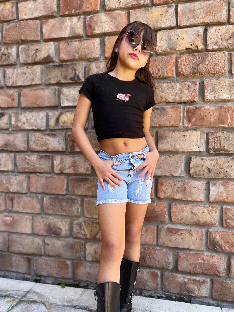 Short Celeste Nevado Nena - Imagen 4