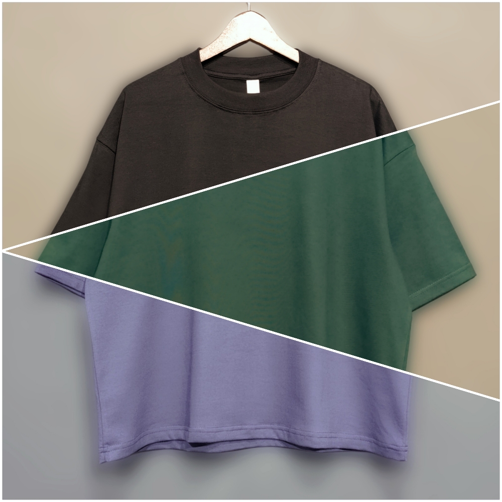 Remera Boxy Fit Tela Pesada - Imagen 2
