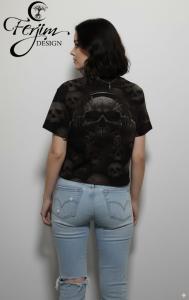 Remeras Oversize Mujer con Impresión en Láser Mari - Miniatura 3