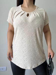 Remeras de Dama  Pinchado en Cuello  7 Colores