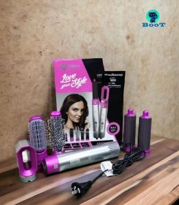 Cepillo Secador Set Moldeador 5 en 1 Electrico Accesorios