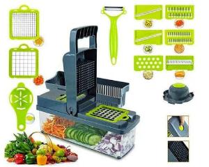 Mandolina Picador y Rallador de Verduras 12 en 1