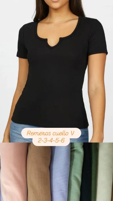 Remera Morley Cuello V