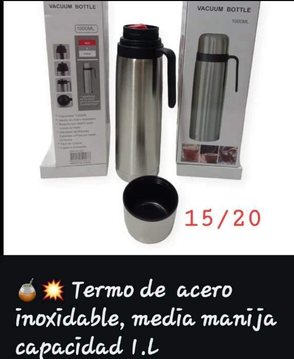 Termo Acero de 1 Litro