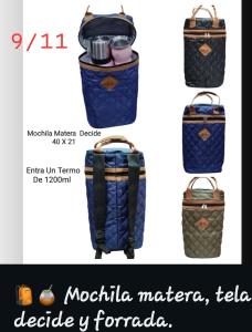 Mochila Matera Tela