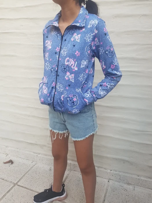 Campera en Tela Retro de Primera