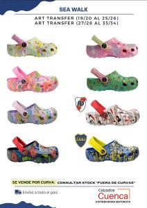 Sueco Goma Eva Sea Walk  Tipo Crocs Art. Transfer 19/20 al 33/34 - Miniatura 3