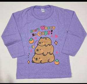 Camiseta Algodón C/dibujo de Nena - Miniatura 3