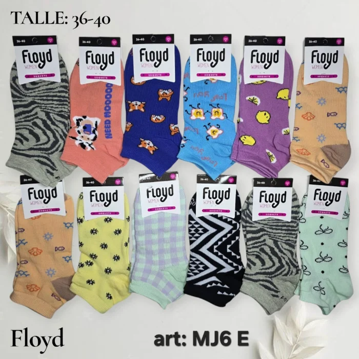 Soquetes Floyd   (liso/estampado )