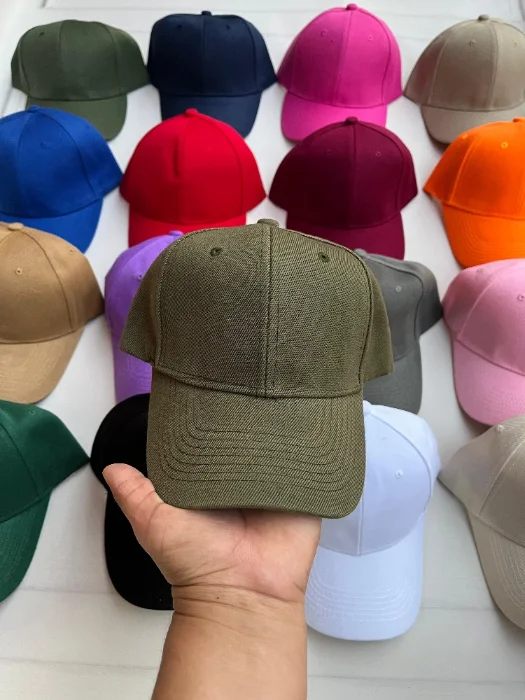 Gorras Gabardina 6 Gajos Lisas