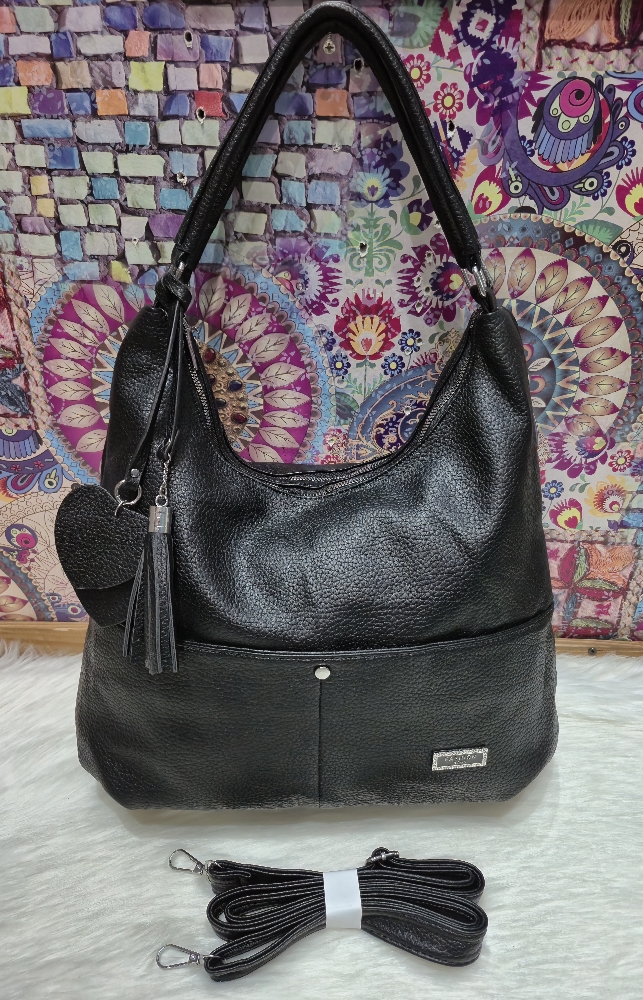 Cartera Grande de Cuero Pu - Imagen 1