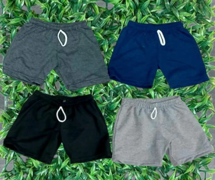 Short Rustico Liso Niños Unisex
