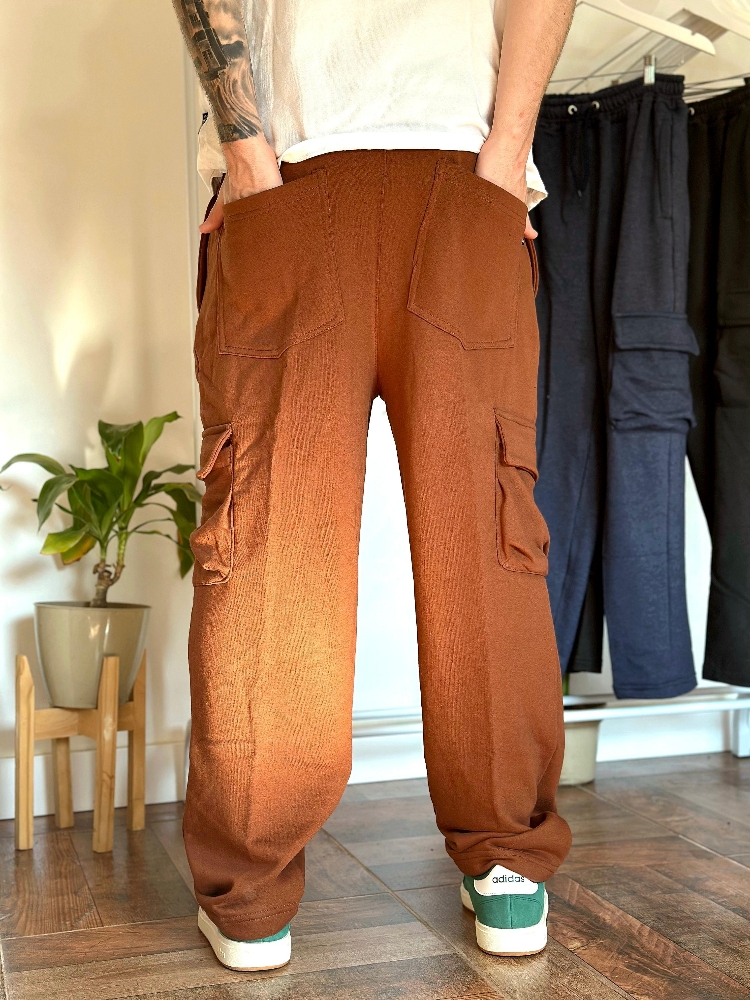 Pantalon Baggy Cargo Rustico - Imagen 2