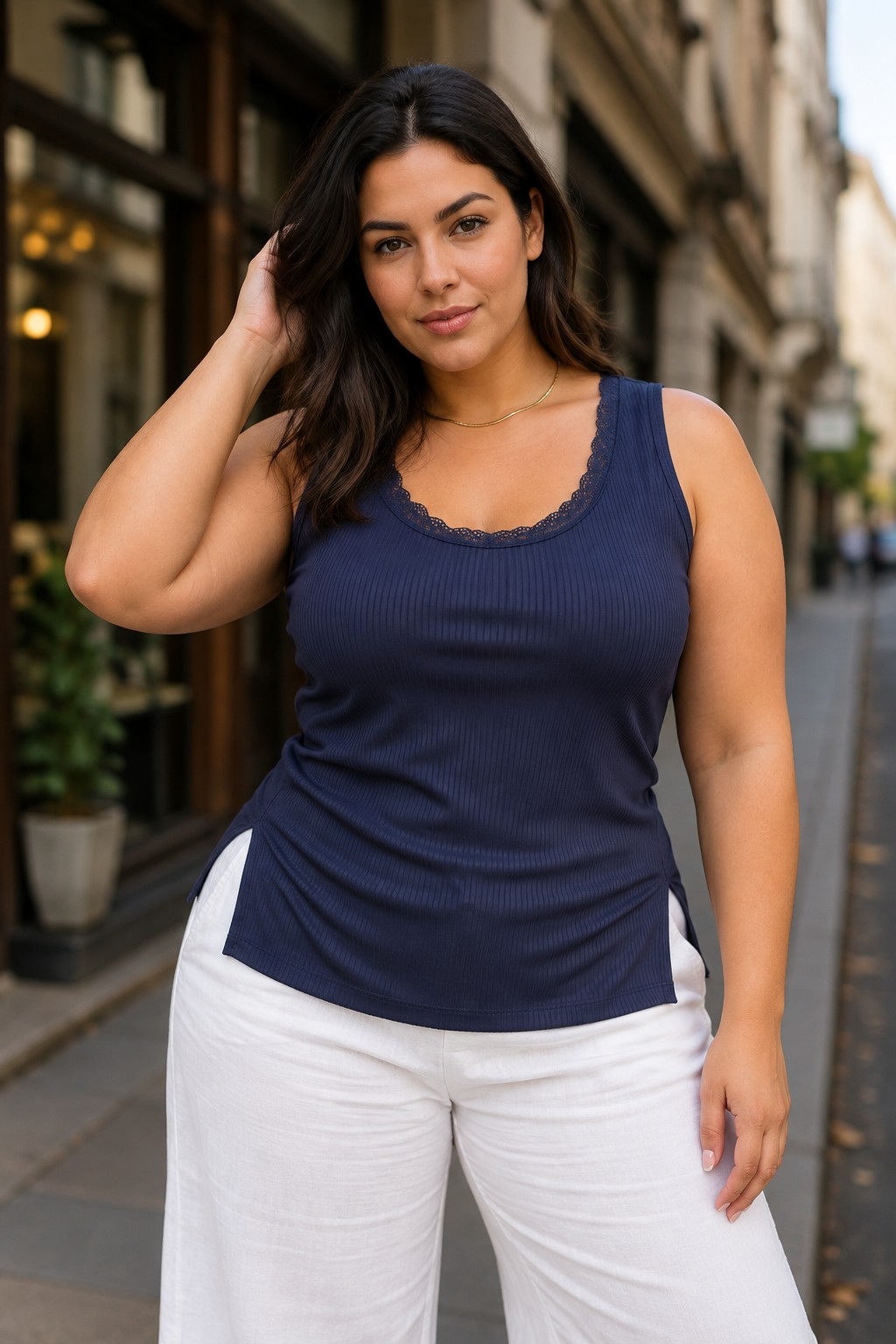 Musculosa con Puntilla - Imagen 3