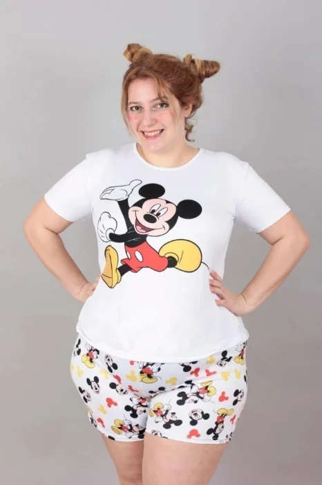Pijama Corto. Talles Especiales. Modal Soft