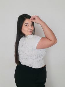 Remera Crop Curvy Oferta - Miniatura 3