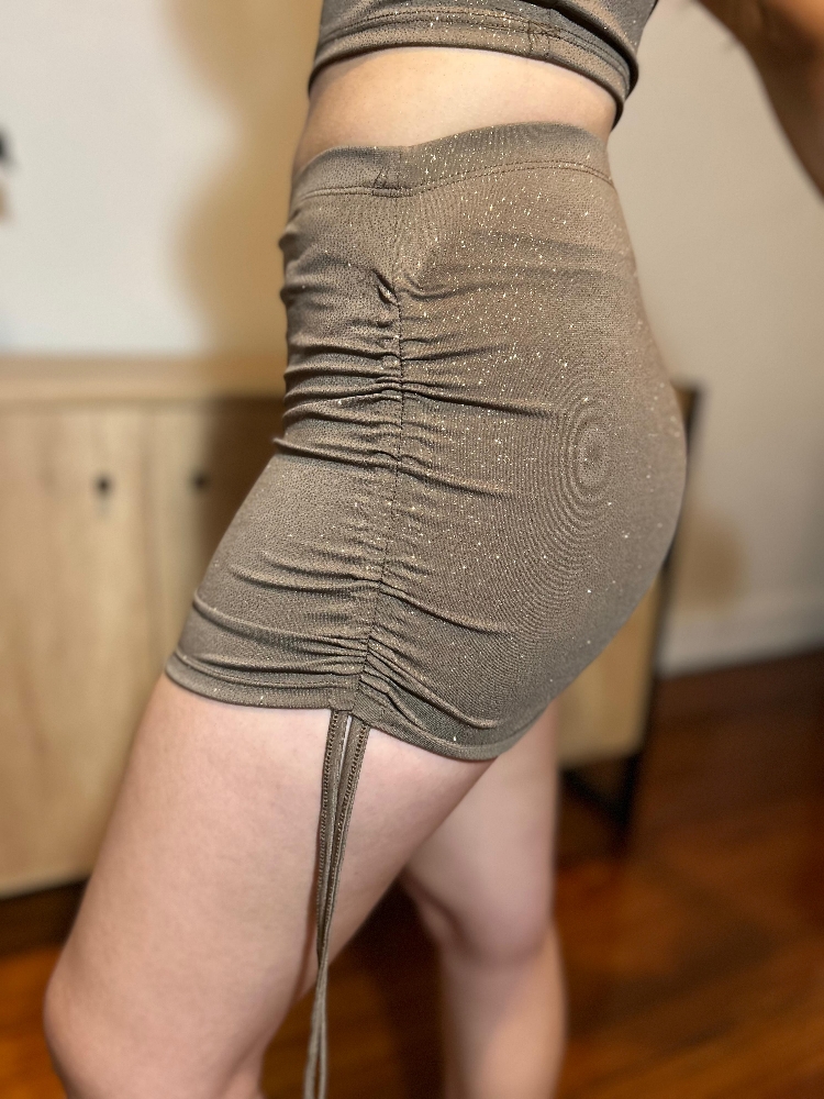 Pollera Gliter C-frunce - Imagen 3