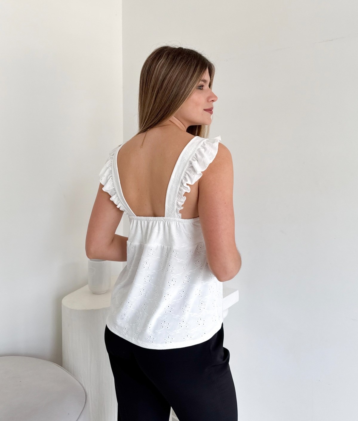 Musculosa Broderie - Imagen 2