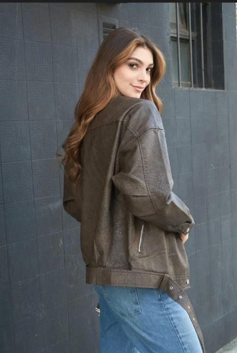 Campera Ecocuero Oversa
