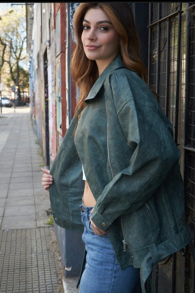 Campera Ecocuero Oversa - Imagen 2
