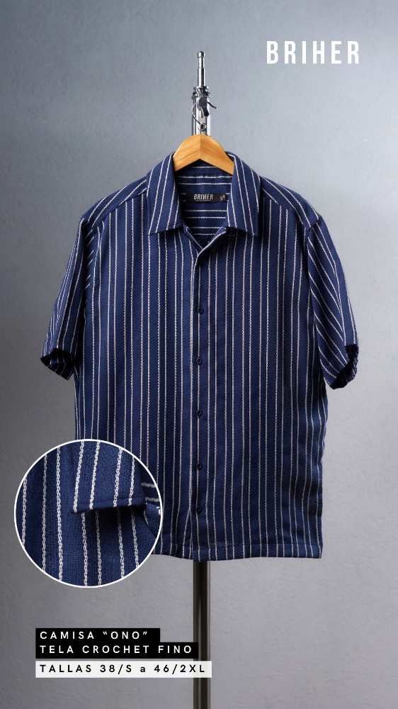 Camisas Crochet  a Rayas - Imagen 4