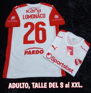 Camiseta con Dorsal Suplente Independiente 2025/26.