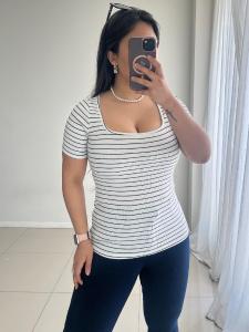 Remeras de Rayas Viscosa