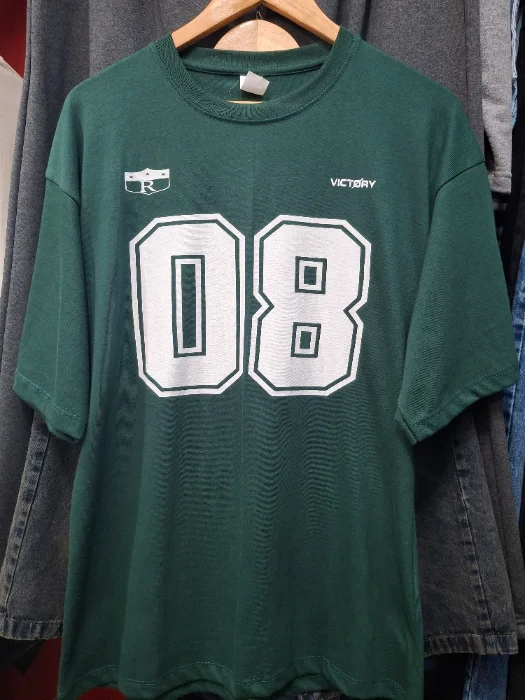 Remeras 08 Green Oversize Algodón Peinado Premiun 20.1
