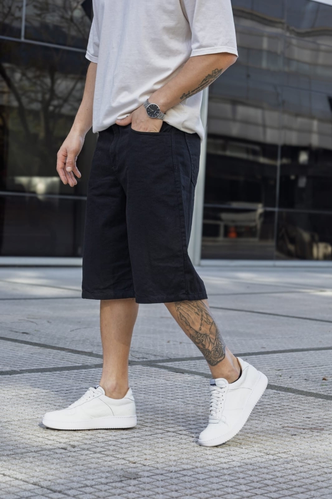 Bermuda Baggy Negro .. - Imagen 3