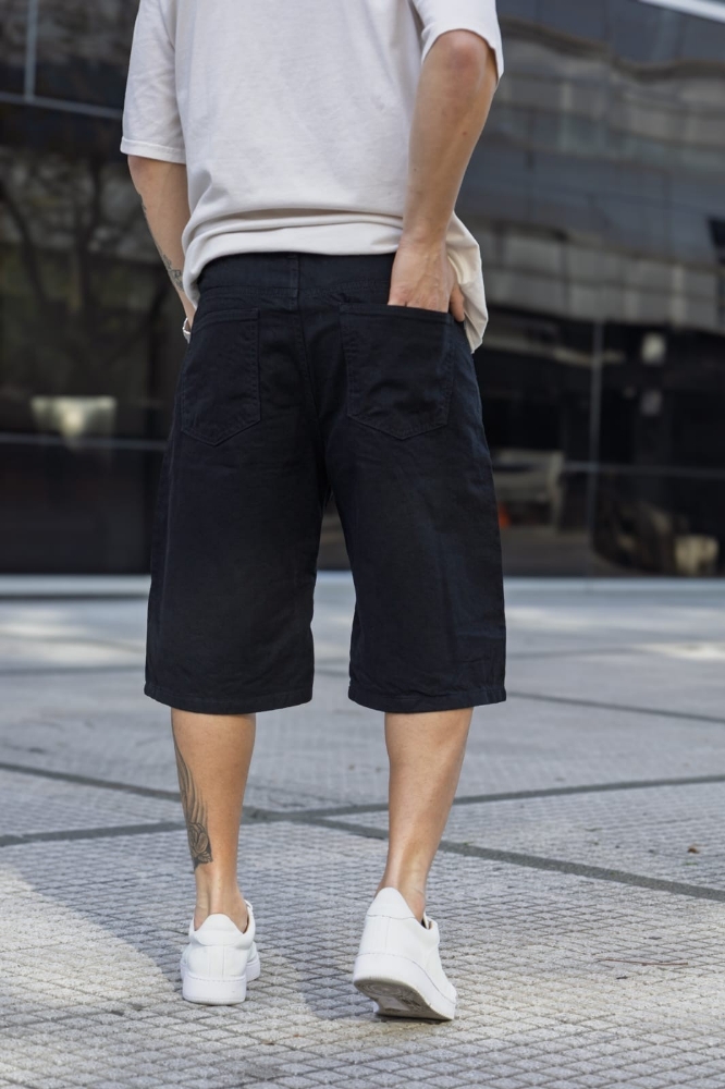 Bermuda Baggy Negro .. - Imagen 4