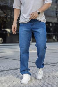 Pantalón Mom  Azul con Bigotes - Miniatura 2
