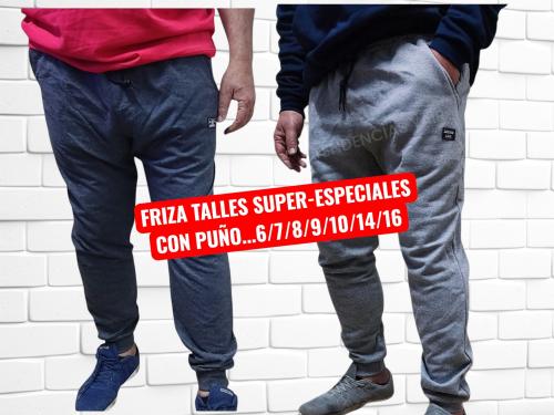 Friza Super-especiales Pantalon con Puño..bolsillos C/cierre