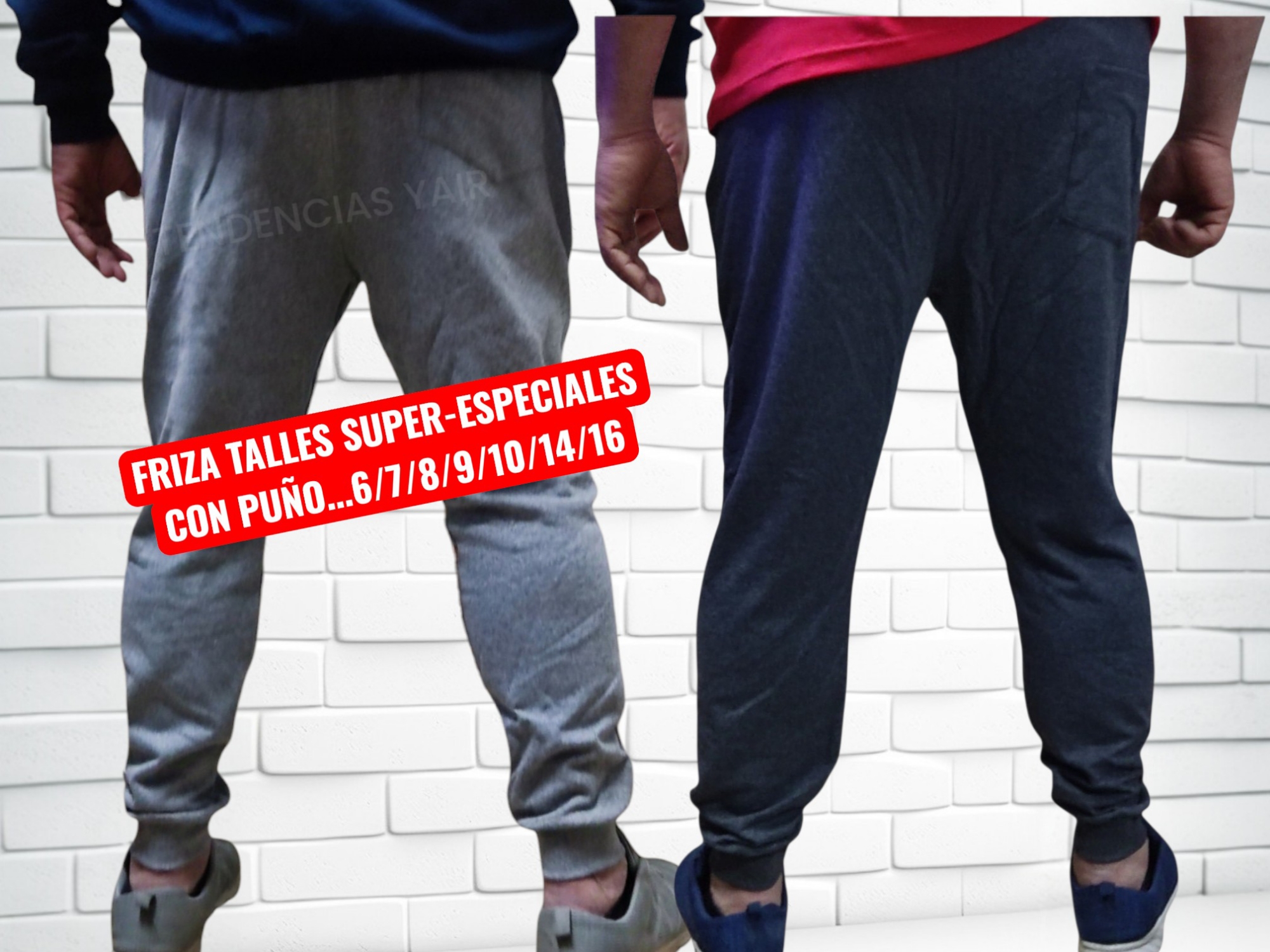 Friza Super-especiales Pantalon con Puño..bolsillos C/cierre - Imagen 2