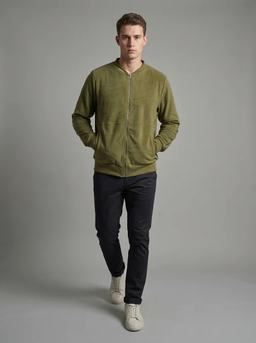 Campera Bomber Gamuzada