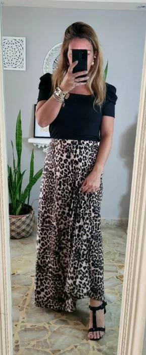 Maxifalda Animal Print