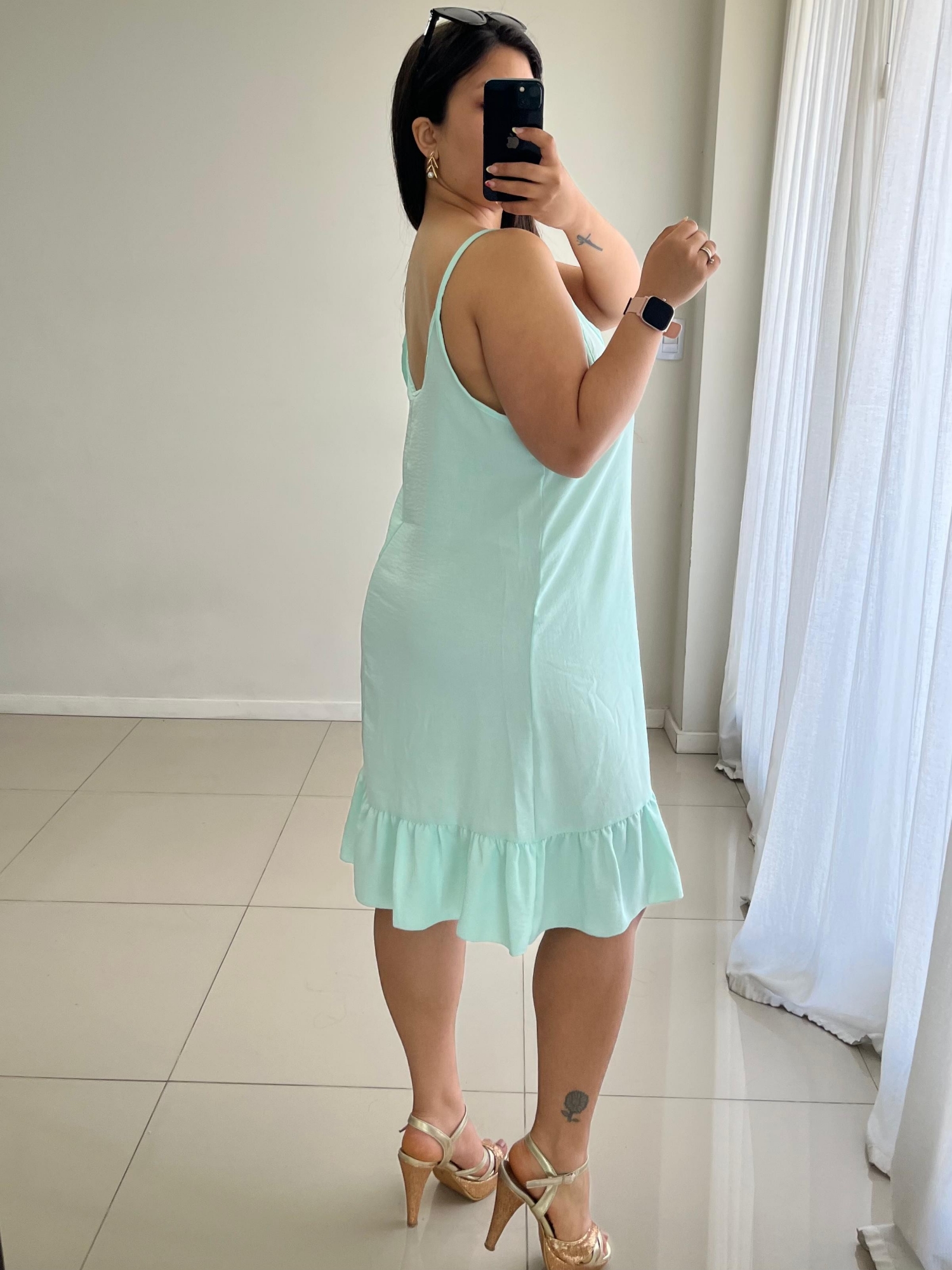 Vestido Cey con Volado - Imagen 2