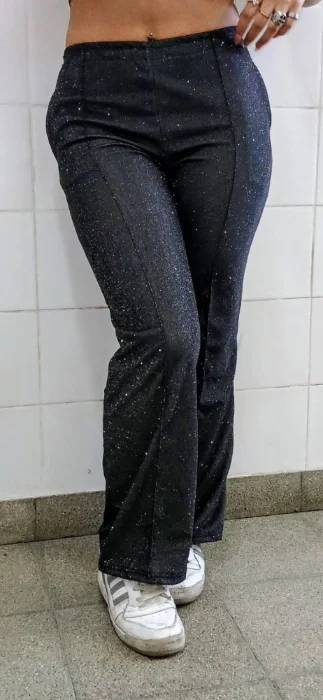 Palazzos Lisos con Glitter