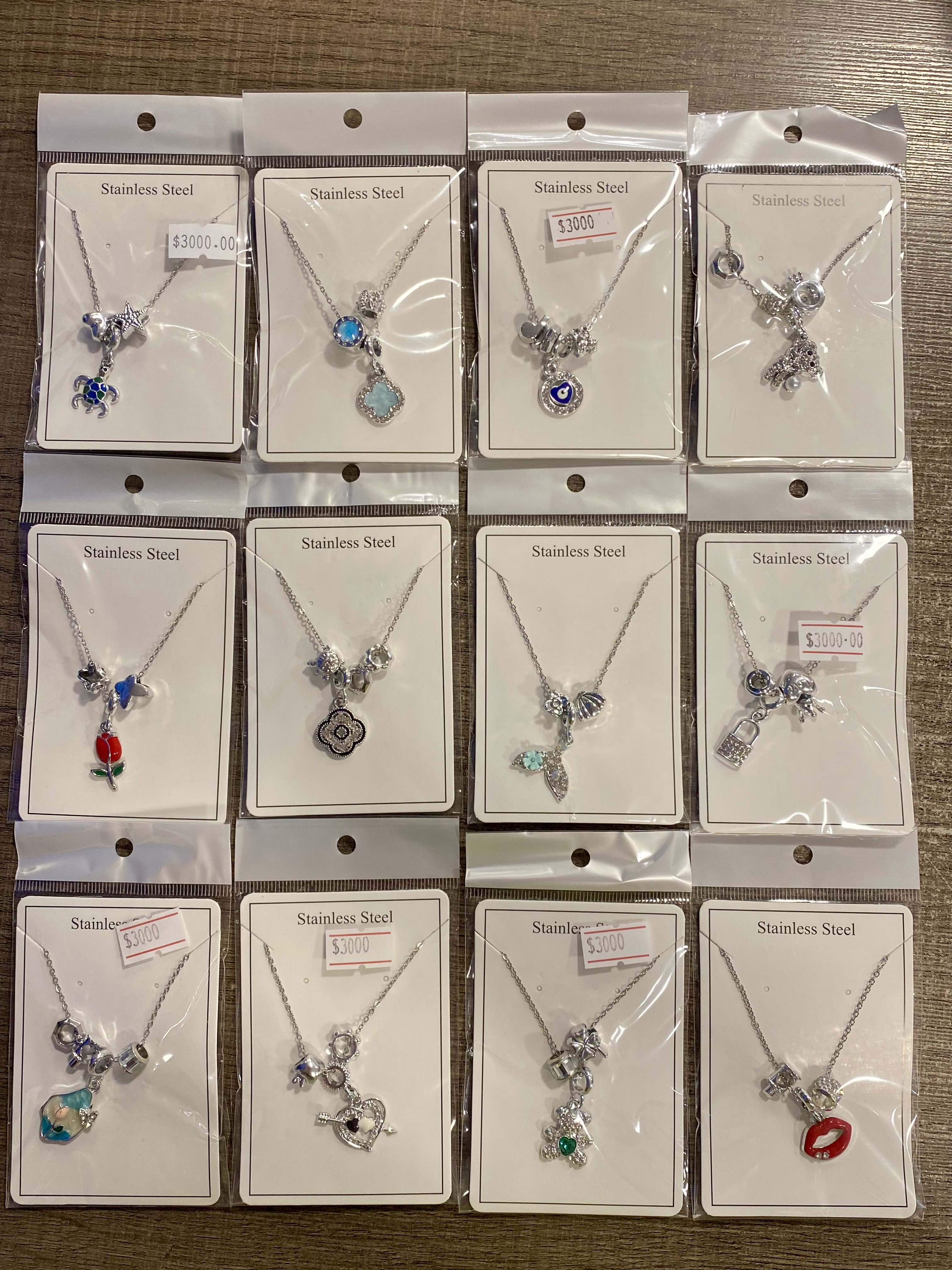 Cadena Acero con Charms Dijes de Fantasía - IMG_4432.jpeg